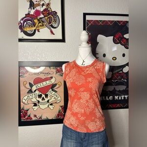 Yogi Floral Halter Tank Top